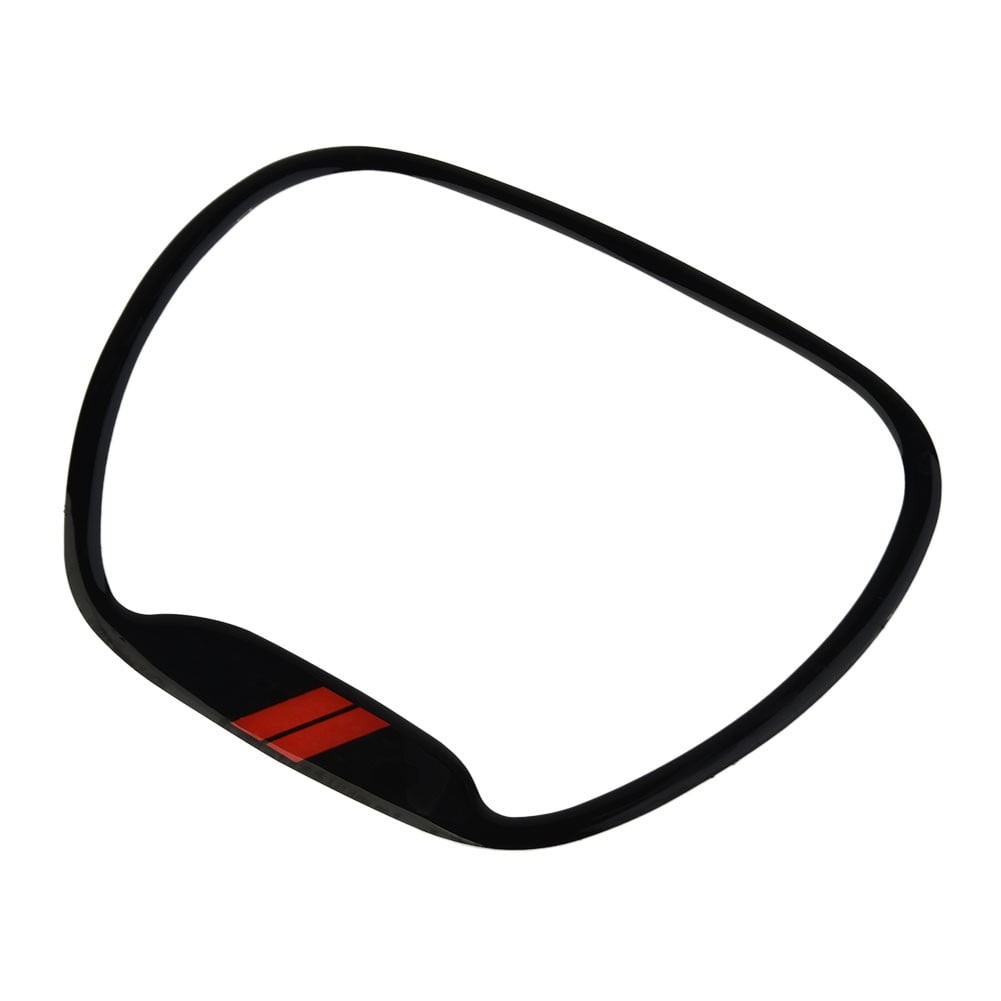 CheroCar Carbon Fiber Grain Steering Wheel Cover Trim For Dodge Charger/Challenger 2015-2020