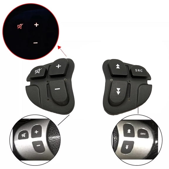 Steering Wheel Upgrade Multi Function Audio Buttons Steering Wheel Accessories Easy Installation Process For Alfa 156