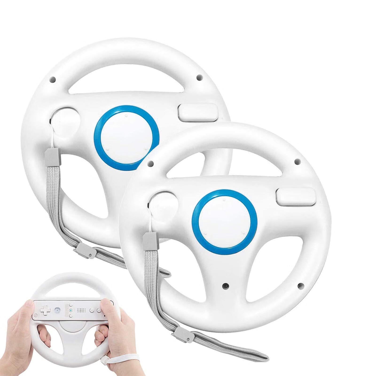 Wheel Controller for Nintendo Wii, White, RVLAHA