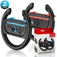 thumbnail image 1 of Steering Wheels Designed for Switch 2 Joy-Con Controllers,Racing Wheels for Mario Kart 9/8 Deluxe, Simulates Realistic Racing Experience, Nintendo Switch 2 Steering Wheel Joycon Controller Accessory, 1 of 7