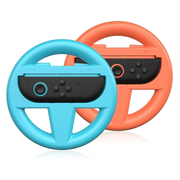 Steering Wheels for NS Switch 2 JoyCons, Racing Wheels for All Racing Games ,2 Pack Switch 2 Steering Wheel for Switch 2 (2025) Accessories