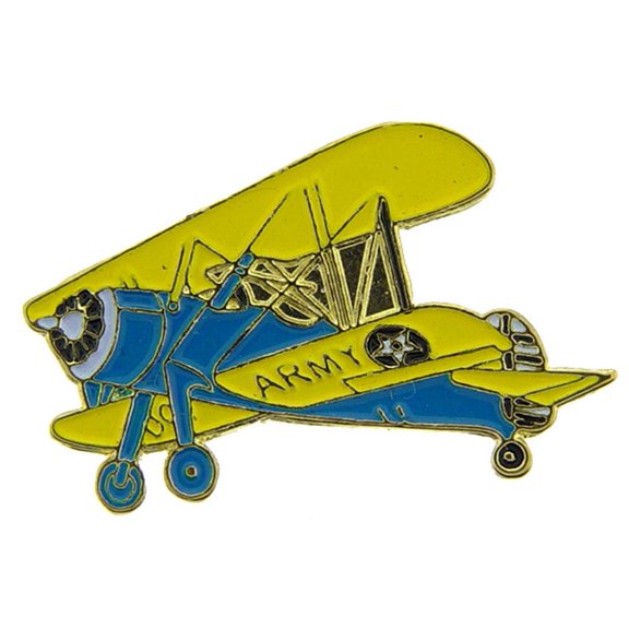Eagle Emblems P18042 Pin - APL, PT-17 Stearman - U.S. Army - 1.25 in.