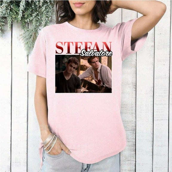 Stefan Salvatore 90s Style Nostalgic TV Show T Shirt, for men & women, up to size 5XL