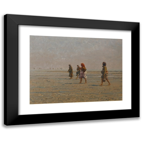 Stefan Simony 14x11 Black Modern Framed Museum Art Print Titled - Grade Women (1907)