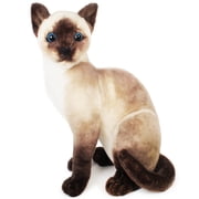 Stefan The Siamese Cat - 14 Inch Stuffed Animal Plush - by TigerHart Toys