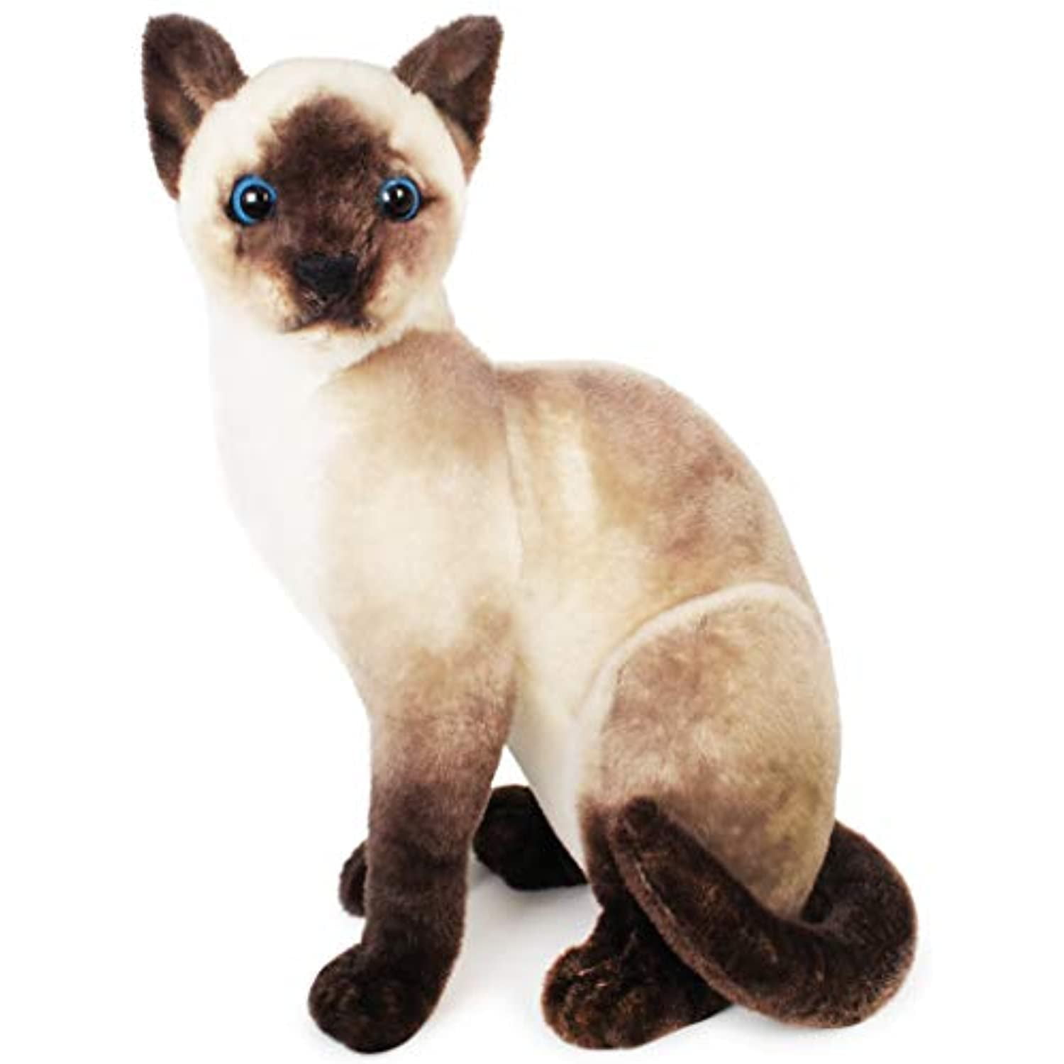 VIAHART Stefan The Siamese Cat - 14 Inch Stuffed Animal Plush - by TigerHart Toys