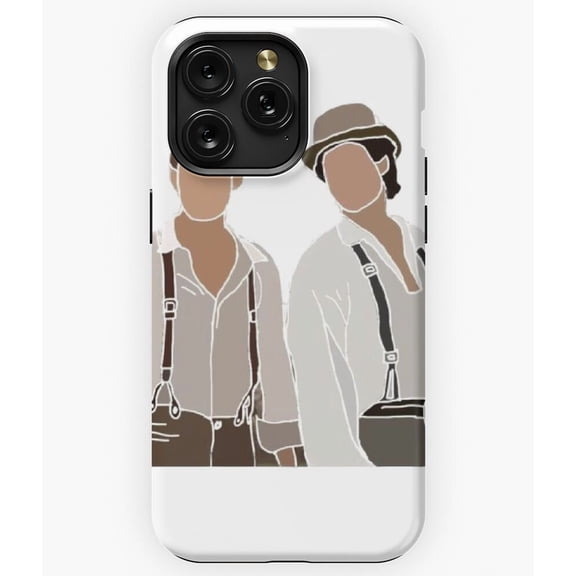 Stefan and Damon Salvatore Brothers Vampire Diaries A853 Phone Case for iPhone 11 to 17 Pro Max