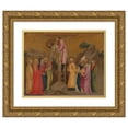 thumbnail image 1 of Stefano Di Vanni 14x12 Gold Ornate Wood Frame and Double Matted Museum Art Print Titled - Descent from the Cross (14th Century), 1 of 4