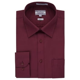 Calvin Klein ICE BAY Big Boys Slim Fit Solid Stretch Poplin Shirt 8 Walmart