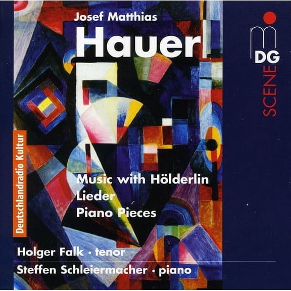 Steffen Schleiermacher - Hauer, J.M. : With Hlderlin (Songs & Piano Pieces) - Music & Performance - CD