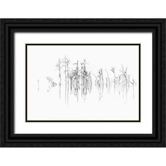 Steger, Uwe 14x11 Black Ornate Wood Framed with Double Matting Museum Art Print Titled - Sign I