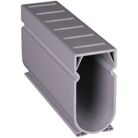 Stegmeier 10 ft. Deck Drain Tan with Couplers & End