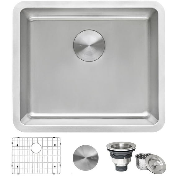 Stegmeier RVM5020 Stainless Steel 20" Undermount Single Basin Sink