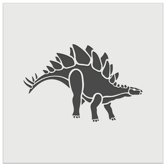 Stegosaurus Dinosaur DIY Cookie Wall Craft Stencil - 5.5 Inch