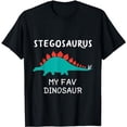 thumbnail image 1 of Stegosaurus My Favorite Dinosaur Design T-Shirt, 1 of 5