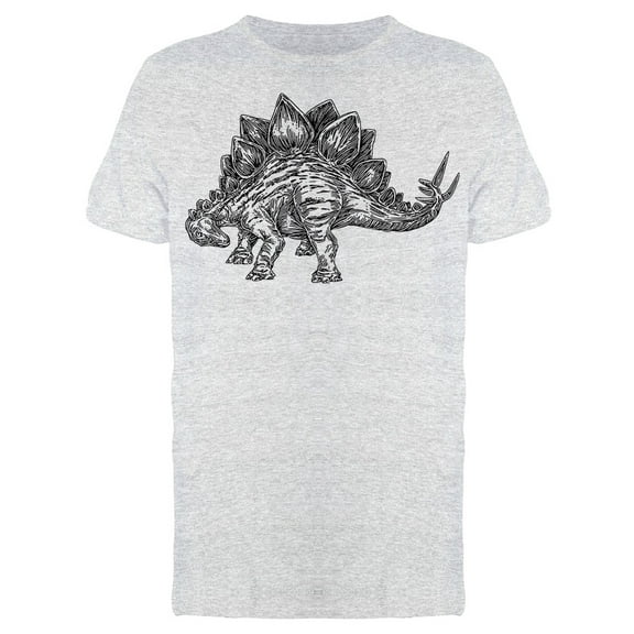 Stegosaurus Sketch Tee Men's -Image by Shutterstock