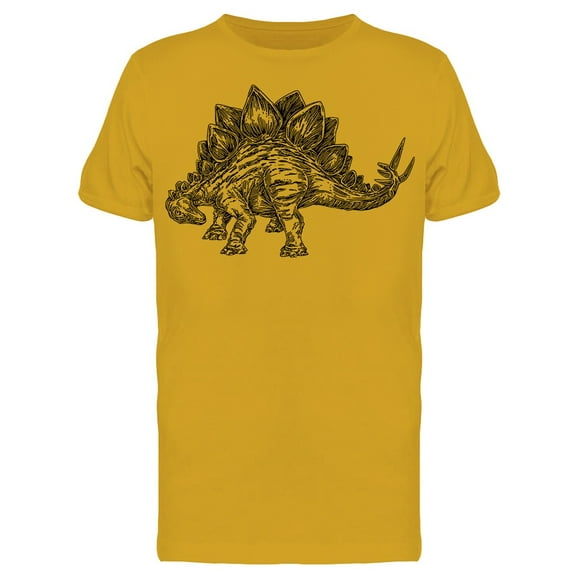Stegosaurus Sketch Tee Men's -Image by Shutterstock