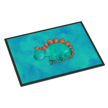 Stegosaurus Watercolor Doormat 24x36