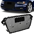 thumbnail image 1 of Stehlen 642167819585 RS Honeycomb Mesh Front Hood Bumper Grille - Black for 2013 - 2016 Audi A4/S4 B8.5, 1 of 6