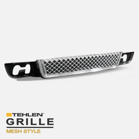 Stehlen 642167820116 Mesh Front Lower Bumper Grille - Chrome For 2007-2014 GMC Yukon / XL / Denali