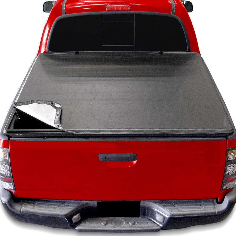 Stehlen 714937188488 Hidden Snap Tonneau Cover - Black For 2005-2015 Toyota Tacoma 6 Feet ( 72" ) Bed