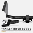thumbnail image 1 of Stehlen 733469492085 Class 3 Trailer Hitch Receiver 2" with Loaded Ball Mount For 1999-2004 Jeep Grand Cherokee, 1 of 7