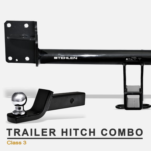 Stehlen 733469492610 Class 3 Trailer Hitch Receiver 2" with Loaded Ball Mount For 2007-2018 BMW X5 E70 F15 / 2014-2019 X6 F86