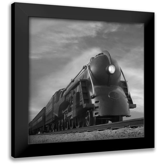 Steidl, J. 12x12 Black Modern Framed Museum Art Print Titled - Retro Streamliner