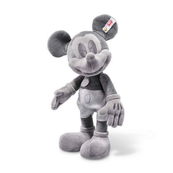Steiff Disney D100 Platinum Mickey Mouse Teddy Bear EAN 356018