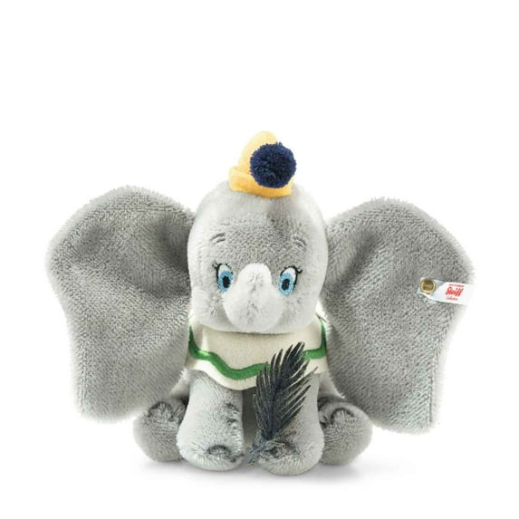 Steiff Disney Miniature Dumbo with Feather Mohair Teddy Bear EAN 683763