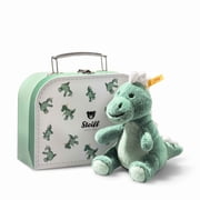 Steiff Joshi Baby T-Rex in Suitcase, 6", light green