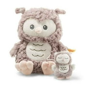 Steiff Ollie Owl Music Box, 8", beige