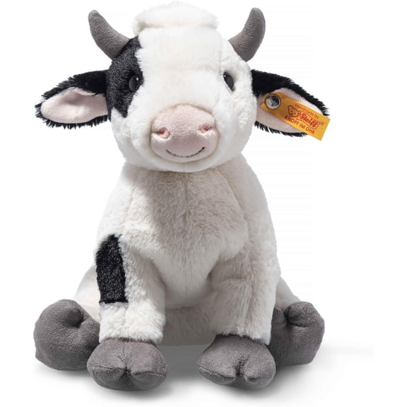 Steiff Soft Cuddly Friends Cobb Cow, 9" Plush Toy