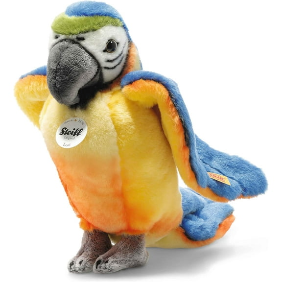 Steiff Soft Cuddly Friends Lori Parrot Teddy Bear EAN 063985