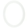 thumbnail image 1 of Stein Design Oval Frames - Hand-Finished Open-Back Oval Frames for Canvas, does not include glass or backing - [White - 12"x16"], 1 of 6