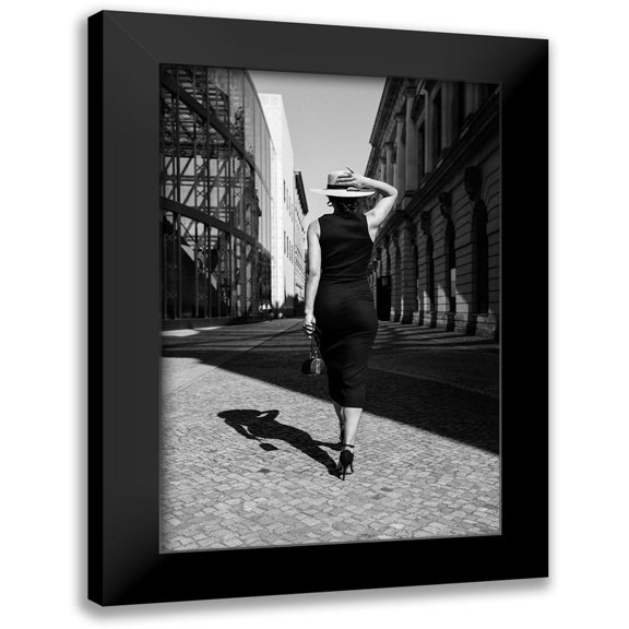 Stein, Oliver 17x24 Black Modern Framed Museum Art Print Titled - Berlin Catwalk