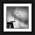 thumbnail image 1 of Stein, Oliver 20x20 Black Ornate Wood Framed with Double Matting Museum Art Print Titled - Dystopia, 1 of 4