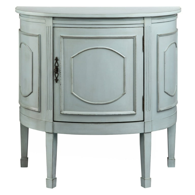 Demilune console cabinet discount