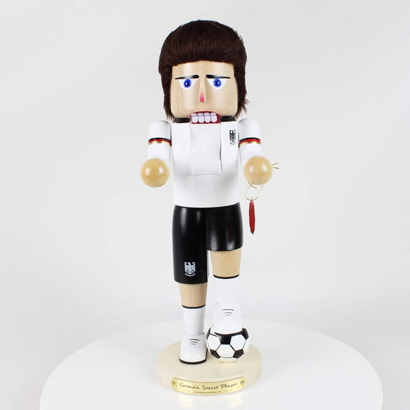 Steinbach German Soccer Player Nutcracker - Wooden Decor