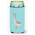 thumbnail image 1 of Steinbacher Goose Blue Check Tall Boy Beverage Insulator Hugger, 1 of 1