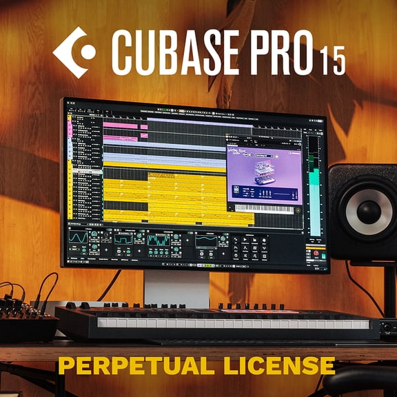 Steinberg Cubase 15 Pro: Professional Music Production Software (Download) Activation Card 1 User