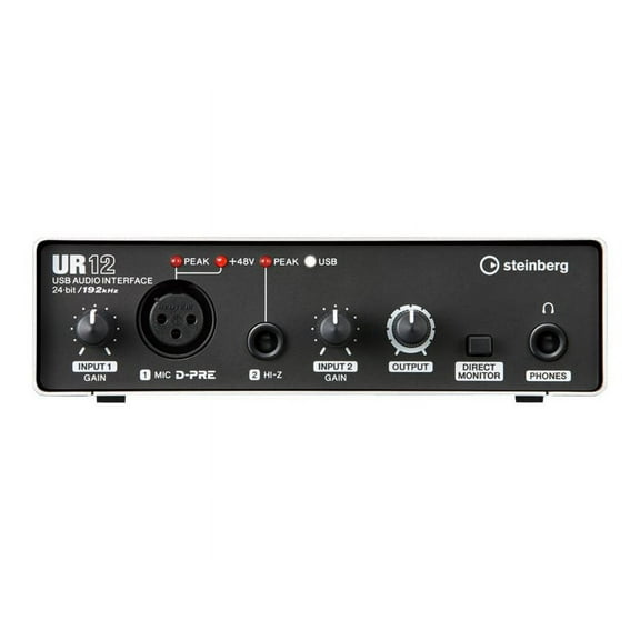 Steinberg UR Series UR12 - Audio interface - 24-bit - 192 kHz - USB 2.0