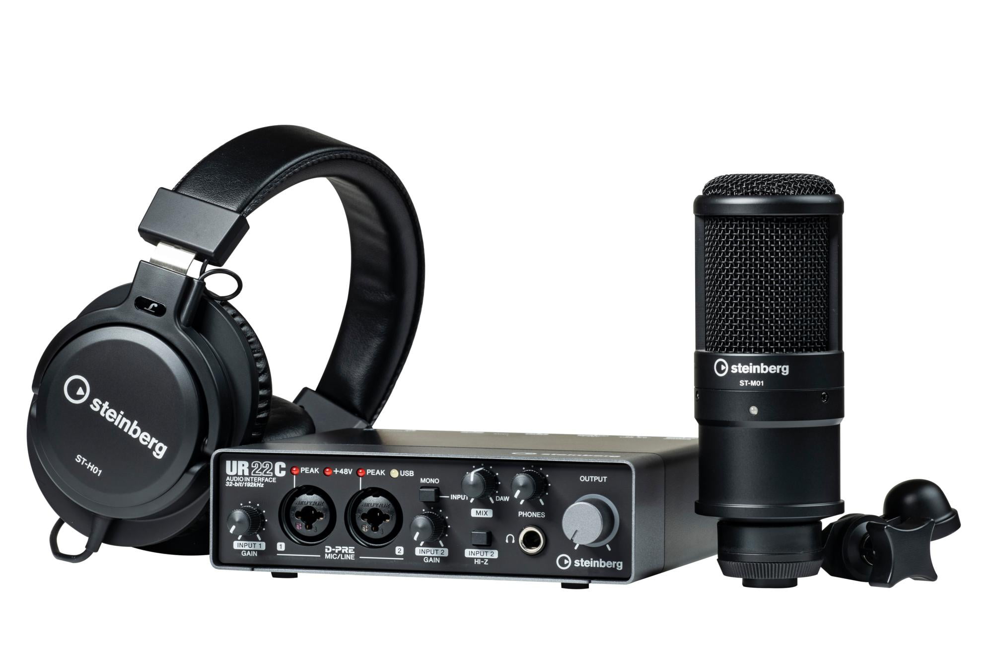 Steinberg UR22C Recording Pack PODCASTING PAK – Kraft Music