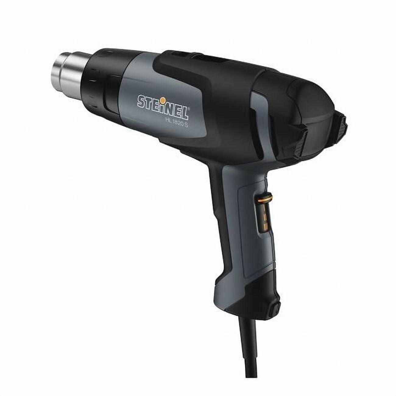 Heat Gun, Corded Powered, 120V AC, 3 Stage Temp. Setting, 1,400 W Watt, Pistol-Grip Handle