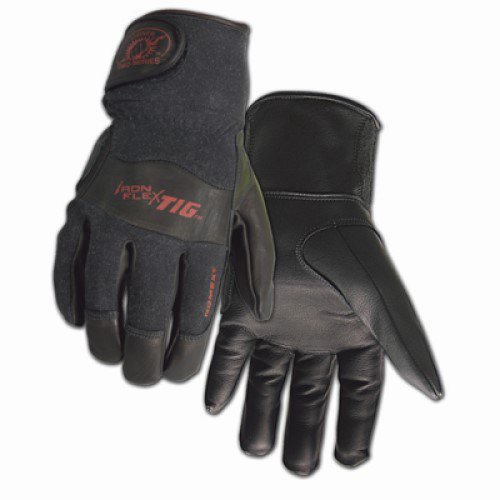 Steiner 0265 Pro-Series IronFlex TIG Premium Kidskin TIG Welding Gloves, Reverse Kidskin Back, Adjustable Cuff, Medium