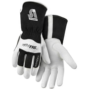 Steiner 0264 Pro-Series IronFlex TIG Premium Kidskin TIG Welding Gloves, Nomex, Poly Lined Back, 4 Cuff, Small