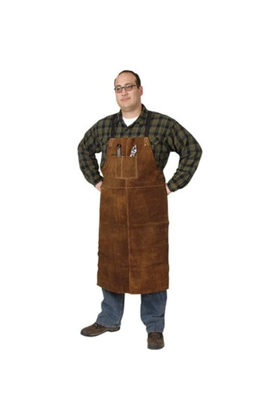 Welding Bib Apron,Leather,36 x 24 In 92165