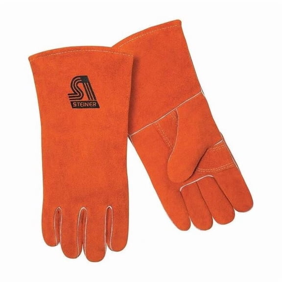 Steiner 2119Y Standard Shoulder Split Cowhide Stick Welding Gloves, ThermoCore Foam Lined, 3X-Large