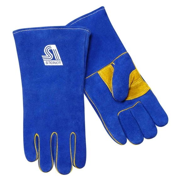 Steiner 2519B Premium Side Split Cowhide Stick Welding Gloves, ThermoCore Foam Lined, X-Large