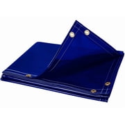 Steiner 325-6X10 ArcView 14 mm Flame Retardant Blue Tinted Transparent Vinyl Welding Curtain, 6 x 10 CA3